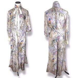 Zimmermann Set CANDESCENT SHIRT + CANDESCENT WIDE LEG PANT Parakeets size 1